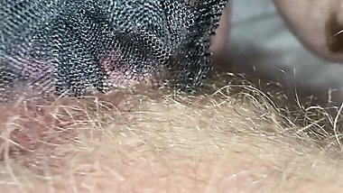 BBW licks his hairy prolapse asshole. Ass licking with Sirens Delight and Borr. Tongue fuck his asshole. BBW couple sex.