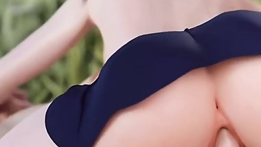 Giving D.Va A Nice Warm Creampie