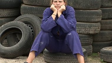 German Nasty Milf by the mechanic on duty #4