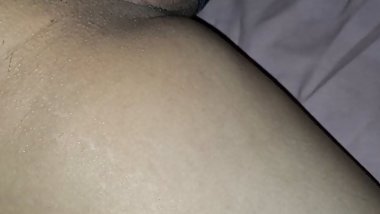 WIfe's pussy from behind makes everyone horny