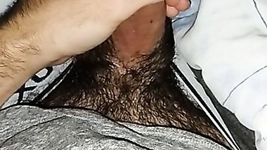 Big dick is waking up, do you want to play with it?