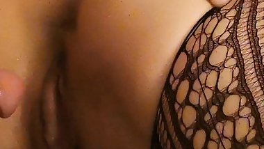 Wife orgasm from behind fucked in doggy