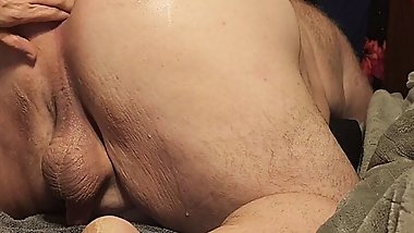 my wife fisting my gaping ass, using a toy on me before i am ready, and eating my ass out