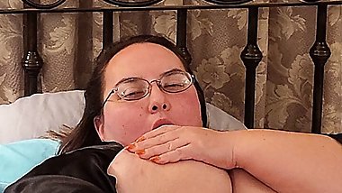 I make Daddy watch as I pleasure myself with my fingers and toy.