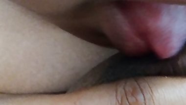 Hot Ukrainian woman sucks her own bobs