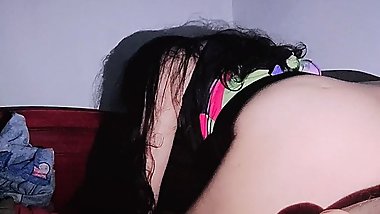 MY SPOILED STEPSISTER RIDES MY COCK I WISH NO ONE HEARD HER MOANS