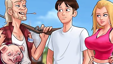 Summertime saga - Miss dewitt gave me a blowjob