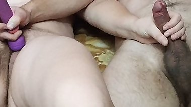 Real Couple Sensual Foreplay & Mutual Masturbation