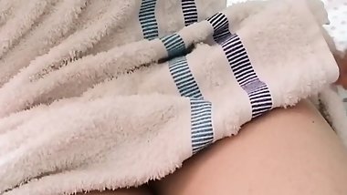 I masturbated after showering, without mom knowing