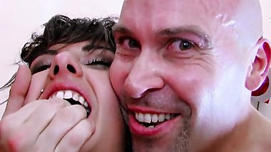 Lou Charmelle having her first rough anal fucking experience with Max Cortes