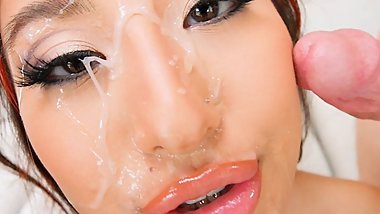 Exotic Asian Mina Luxx Threesome