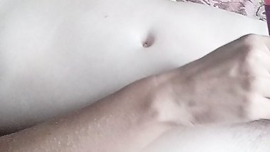 Hot Babe Sensual Play Pussy Vibrator and Intensive Orgasm