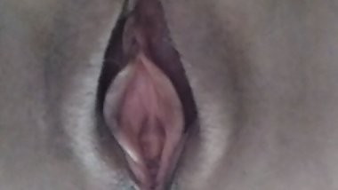 Playing with my wet pussy while my stepdad is in the next room