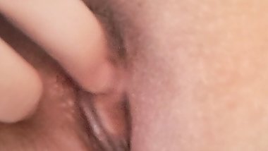 Tender clitoral massage