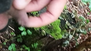My teen cock pee Outdoor