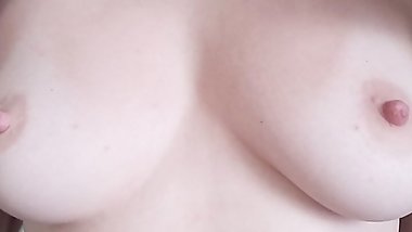 Horny and want to play with my tits and hard nipples on camera