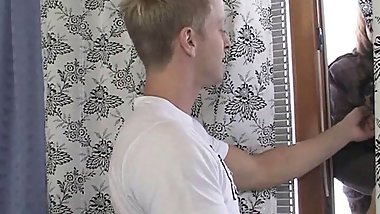 Cheating girl spreads legs for neighbor