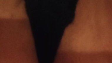 Masturbating