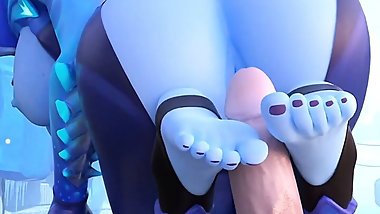 Ice Sombra Foot Job