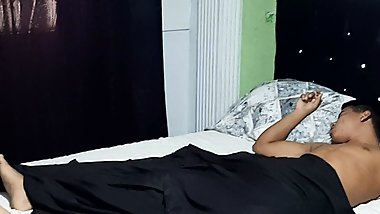 My stepmom sucks my dick for breakfast