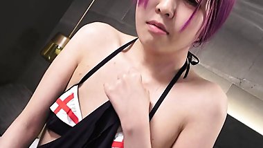 After sucking dick, Shiori Fujimori is enjoying passionate sex.