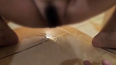 Married woman female ejaculation made to  after sex