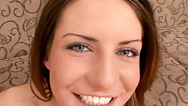 SKINNY BRUNETTE STEPDAUGHTER ENJOY BIG DICK