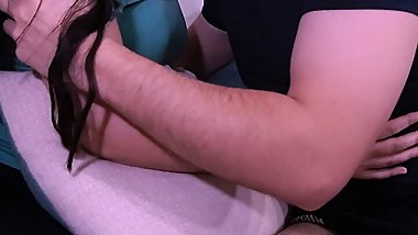 CREAMPIE!! WITH MY FRIEND we stopped in the middle of the movie!! it was delicious