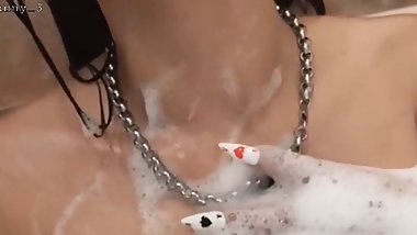 Babibunny3 Touching myself alone in the jacuzzi