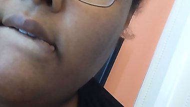 Playing with my fat pussy in dressing room