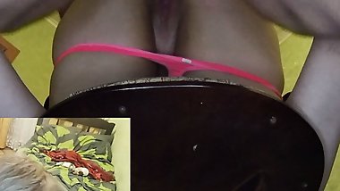 Fucked my wife's friend with a big dick in the apartment and finished in the pussy