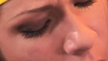 Rachel Evans has anal threesome with double penetration
