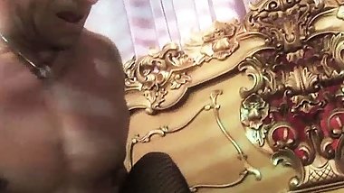 Eva Angelina opens her deep pussy to Barry's long cock