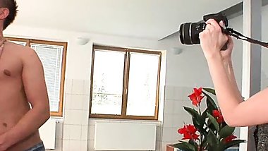 Lena Cova gets her ass pounded by two cocks in a threesome