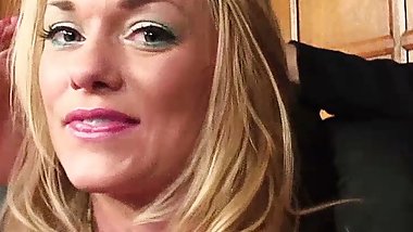 Paige Ashley fucked by two cocks that fill her with cum
