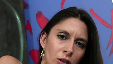Nikki Daniels in POV style while she fucks a big cock
