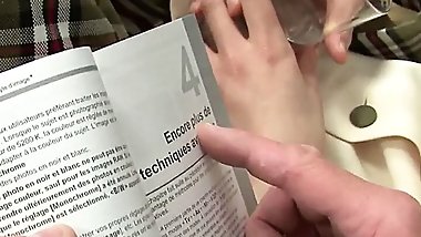 Asian Ibuki Haruhi has anal sex with a white cock