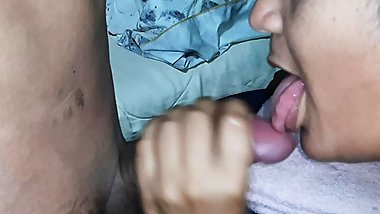 Massage with a happy ending, I cum on her face