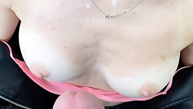 College girl suck me in forest