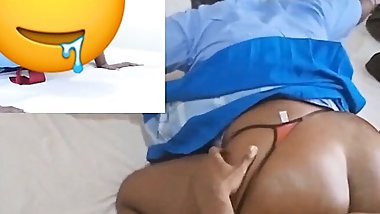 Black teen fucking black dude in Porn Video