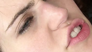 Brunette nasty teen want creampie of black dude
