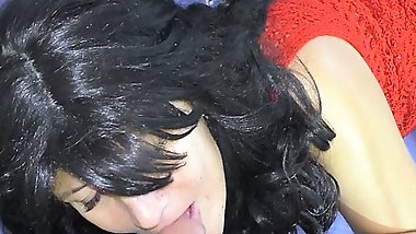 I finished mature milf anal and she gives me a blowjob