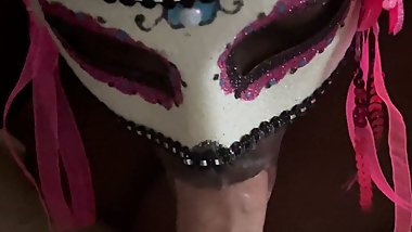 Wife giving Amateur blowjob