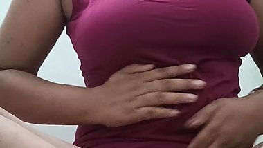 Newly Married Bhabhi Showing Her Big Boobs And Wet Hairy pussy