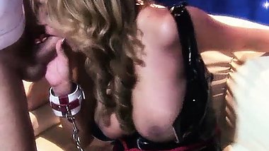 Rita Faltoyano and Trina Michearls share one hard cock