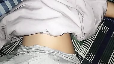 I don't know what my step sister did when she came to my room and her pants were wet