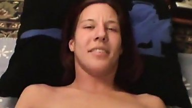Hot Brunette showing pussy close up POV Fucking