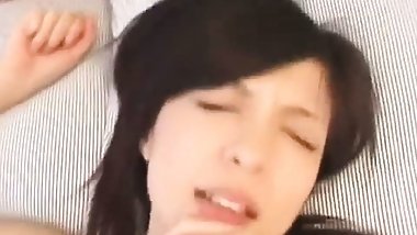 Toyed japanese teen gets fucked