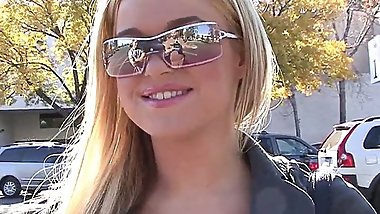 Crista Moore gets fucked and cum on her big tits