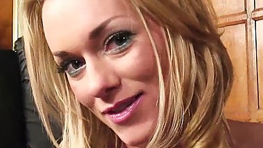 Paige Ashley fucked by two cocks that fill her with cum